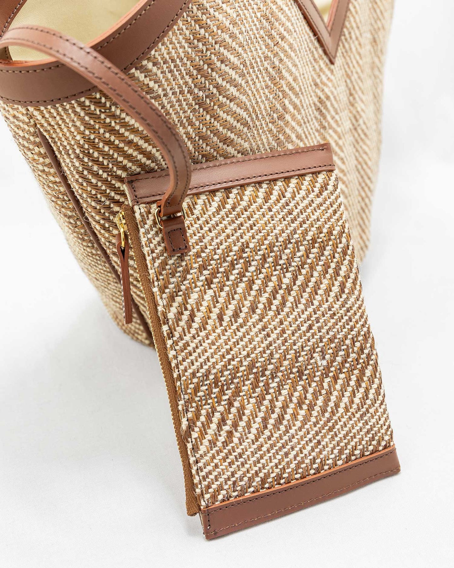 素材コンビトートバッグ